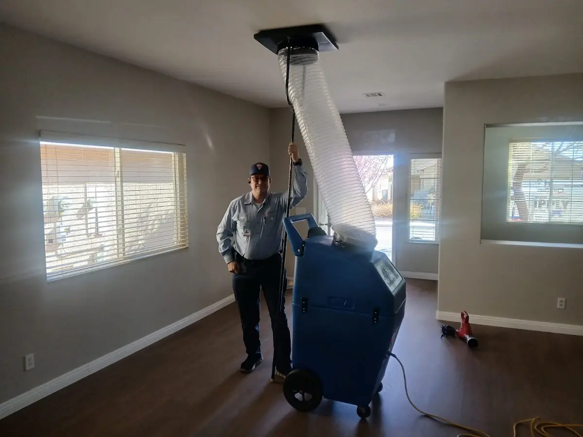 Professional Dryer Vent Cleaning work inside a Templeton home